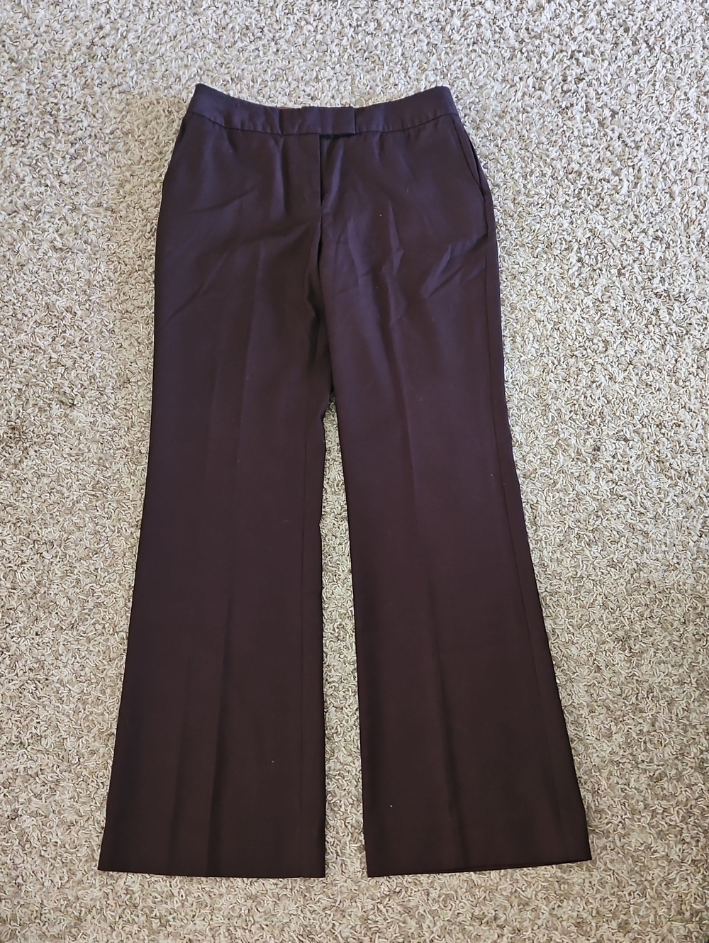 Women's Wide-Leg Dress Pants in Dark Brown